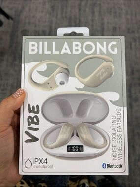 NWT Billabong Vibe 2 Open Ear Wireless Earbuds